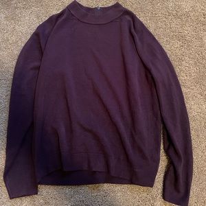 Vintage inspired mock neck sweater